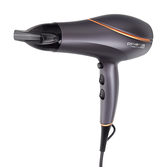 Фен POLARIS PHD 2290Ti Tourmaline PROF Графитовый/золотой