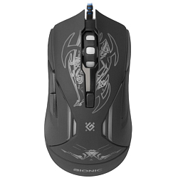 Мышь DEFENDER Bionic GM-250L черная, USB
