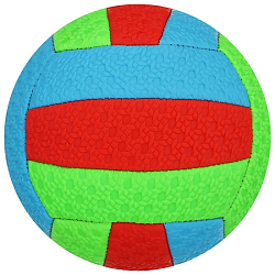 Мяч волейбольный, машинная сшивка, 18 панелей, р. 2, PVC, цвета МИКС
