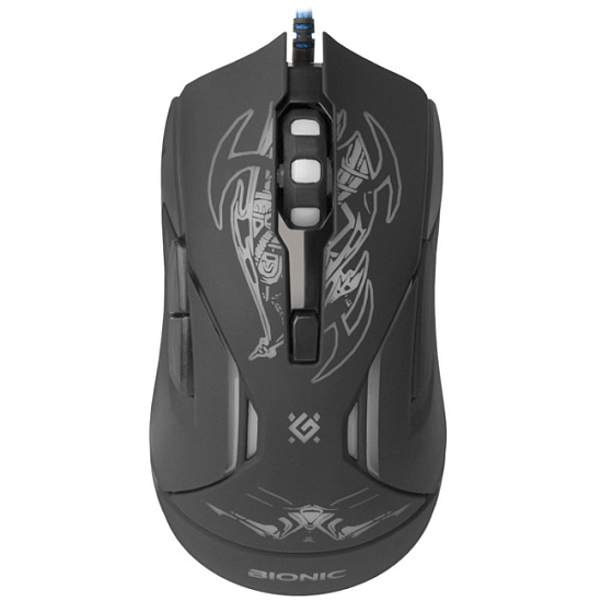 Мышь DEFENDER Bionic GM-250L черная, USB