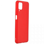 Задняя накладка ZIBELINO Soft Matte для Samsung Galaxy A12 (красный) защита камеры