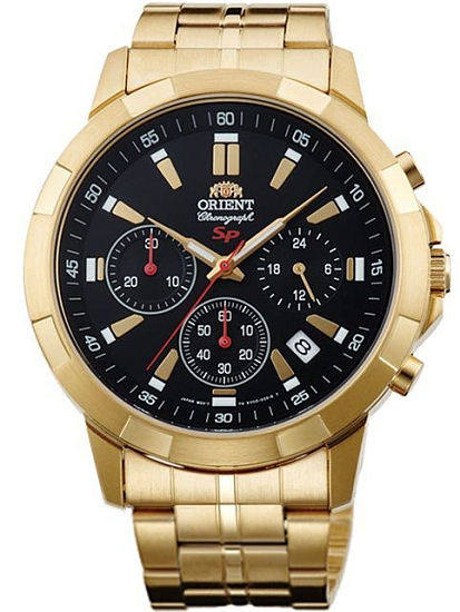 Наручные часы Orient FKV00001B0 бр. gd.bk. хрон. Wr50 44мм EMAA20