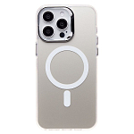 Задняя накладка SM025 SafeMag для iPhone 15 Pro Max (white) (232081)