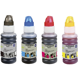 Чернила Cactus CS-EPT00S14-44A голубой/пурпурный/желтый/черный набор 4x70мл для Epson L1110 Ecotank/L3100/L3101/L3110/L3150/L3151