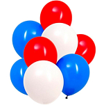 Воздушный шары латексные 12" «Триколор», 30 шт. 7896172