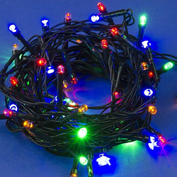 Гирлянда "Нить" 2.8 м, свечение мульти, ULD-S0280-020/DGA, IP20
