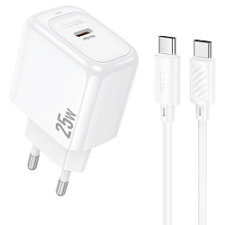 Сетевое ЗУ 1Type-C 3A HOCO CS53A, белый