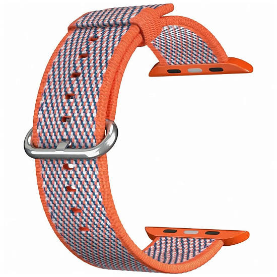 Нейлоновый ремешок MOBIS для Apple Watch 38mm Оранжевый