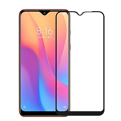 Противоударное стекло NONAME для XIAOMI Mi 10 Lite Zoom, OG PREMIUM, черное, полный клей, в техпаке