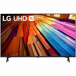 Телевизор LG 43UT80006LA.ARUB черный, 43"