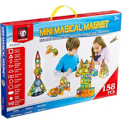 Магнитный конструктор «Мини магический магнит», 158 деталей