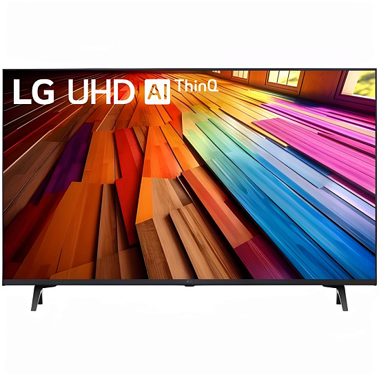 Телевизор LG 43UT80006LA.ARUB черный, 43"