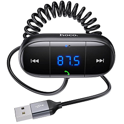 FM-модулятор HOCO DE7 Bluetooth в коробке (Original)