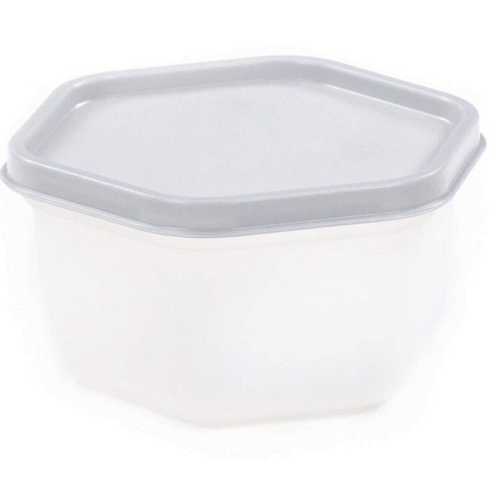 Контейнер Dolcezza №116 с крышкой, 0,5л (бесцветный, крышка дымчатая)