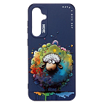 Задняя накладка SC335 для Samsung Galaxy S23 FE  (овечка) (dark blue) (227152)