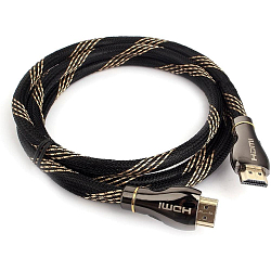 Кабель HDMI <--> HDMI  1.5м CABLEXPERT CCP-HDMI8K-1.5M, v2.1, 8K, черный, позол.разъемы, экран, пакет