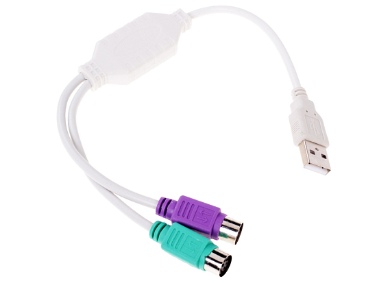 Переходник USB <--> 2*PS/2 VCOM