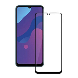 Противоударное стекло 9D NONAME для Honor 9A черное