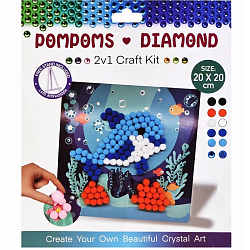 Набор творческая мастерская "Дельфин" 20*20 см. УТМ01483714