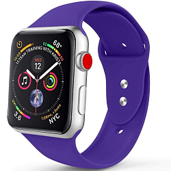 Силиконовый ремешок для Apple Watch (38/40mm) (45 фиолетовый)