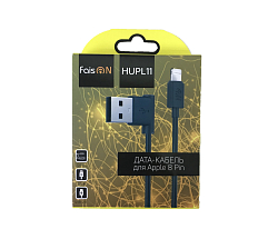 Кабель USB <--> Lightning  1.2м FAISON HUPL11 боковой, чёрный