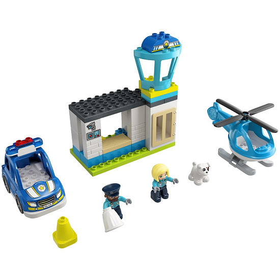 Конструктор LEGO DUPLO 10959 Полицейский участок и вертолёт