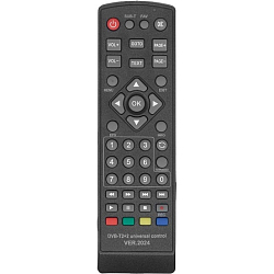 Пульт универсальный HUAYU DVB-T2+2 ! ver.2024 для приставок DVB-T2 и IP TV