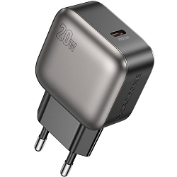 Сетевое ЗУ 1Type-C BOROFONE BAS53A black, PD20W