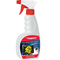 Средство для ухода за экранами ЖК, LCD и плазмы TOPPER 3001, спрей 500мл