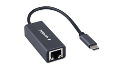 Сетевой адаптер Ethernet Gembird NIC-U8, Type-C USB 3.0 - Gigabit Ethernet adapter, алюминий, RTL8153