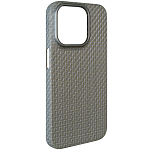 Задняя накладка K-Doo Kevlar для iPhone 15 Pro MaxTitanium grey