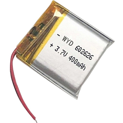 Аккумулятор (батарея) 602626 400mAh 3,7v 