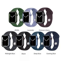 Силиконовый ремешок HOCO WA01 для APPLE Watch 38/40mm, чёрный