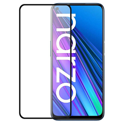 Противоударное стекло 3D NONAME для Realme Narzo 30 SUPER, чёрное