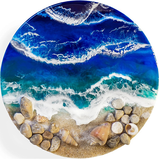 Эпоксидная смола Craftera набор для рисования картины "Море" в технике Resin Art