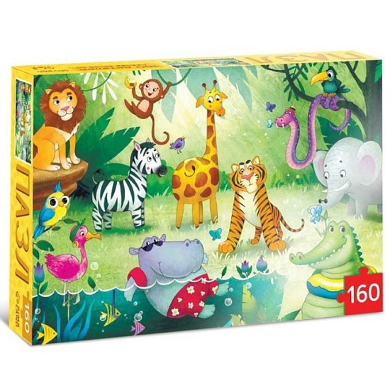 Пазл детский «Тропические джунгли», 160 элементов