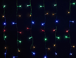 Гирлянда "Занавес" 200 х 200 свечение цветное (Уценка)