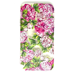 Задняя накладка GRESSO для iPhone 11. Коллекция Цветы 1 прозрачный