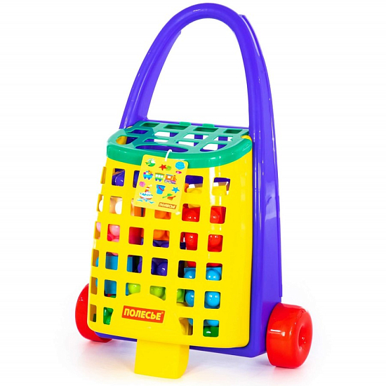 Конструктор - тележка "Великан" ПОЛЕСЬЕ , 36 эл.