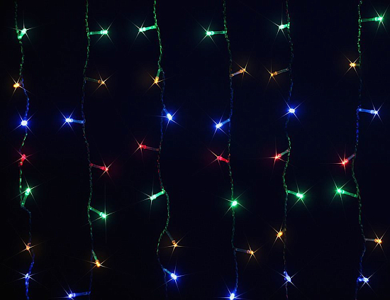 Гирлянда "Занавес" 200 х 200 свечение цветное (Уценка)