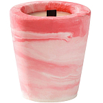 Свеча - цилиндр ароматическая в бетоне, 8х9 см, белый, кокос 7055852