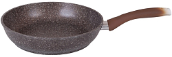 Сковорода 26/6см KUKMARA смк262а с ручкой кофейный мрамор