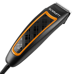 Машинка для стрижки волос SCARLETT SC-HC63C18 черный/оранжевый