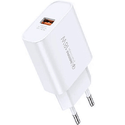 Сетевое ЗУ 1USB REMAX RP-U119, белый, кабель Type-C, 18W