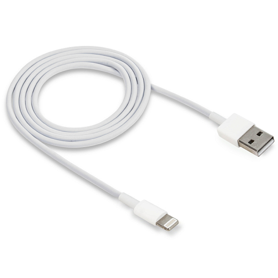 Кабель USB <--> Lightning  1.0м WALKER C820 белый