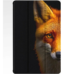 Чехол футляр-книга ZIBELINO для Xiaomi Pad 7/7 Pro 11.2" (черный) 8038 ЛИСА ГЛАЗА