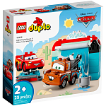 Конструктор LEGO DUPLO 10996 Развлечение на автомойке Молнии Маккуина и Мэтра