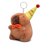 Мягкая игрушка "Капибара в праздничном колпачке" УТМ01483876