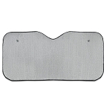 Шторка солнцезащитная на лобовое стекло 150 х 80 см SILVER односторонняя фольга