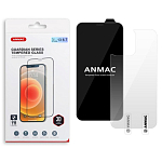 Противоударное стекло 3D ANMAC для iPhone 13 Pro Max + пленка назад черная